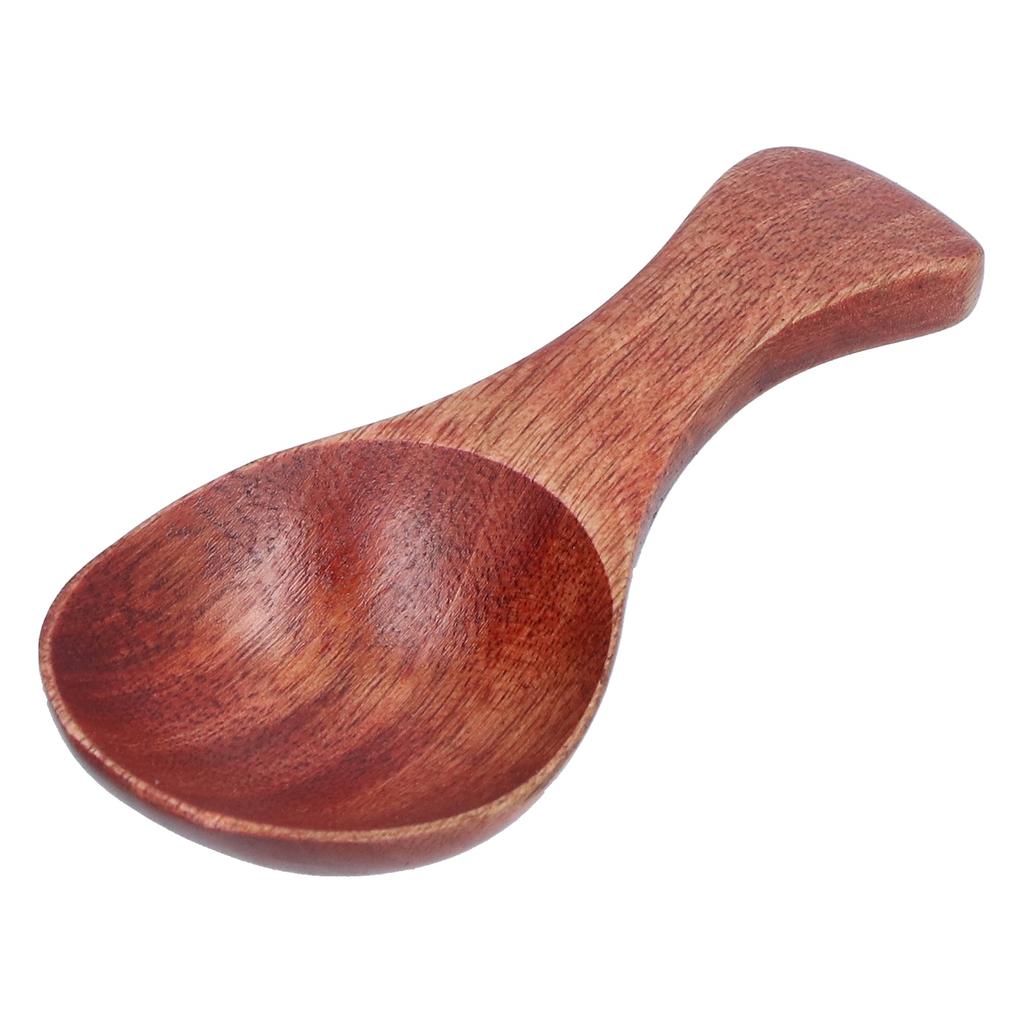 10pcs Poon Wooden Short Handle Wide Mouth Milk Powder Seasoning Spoon Kitchen Utensil