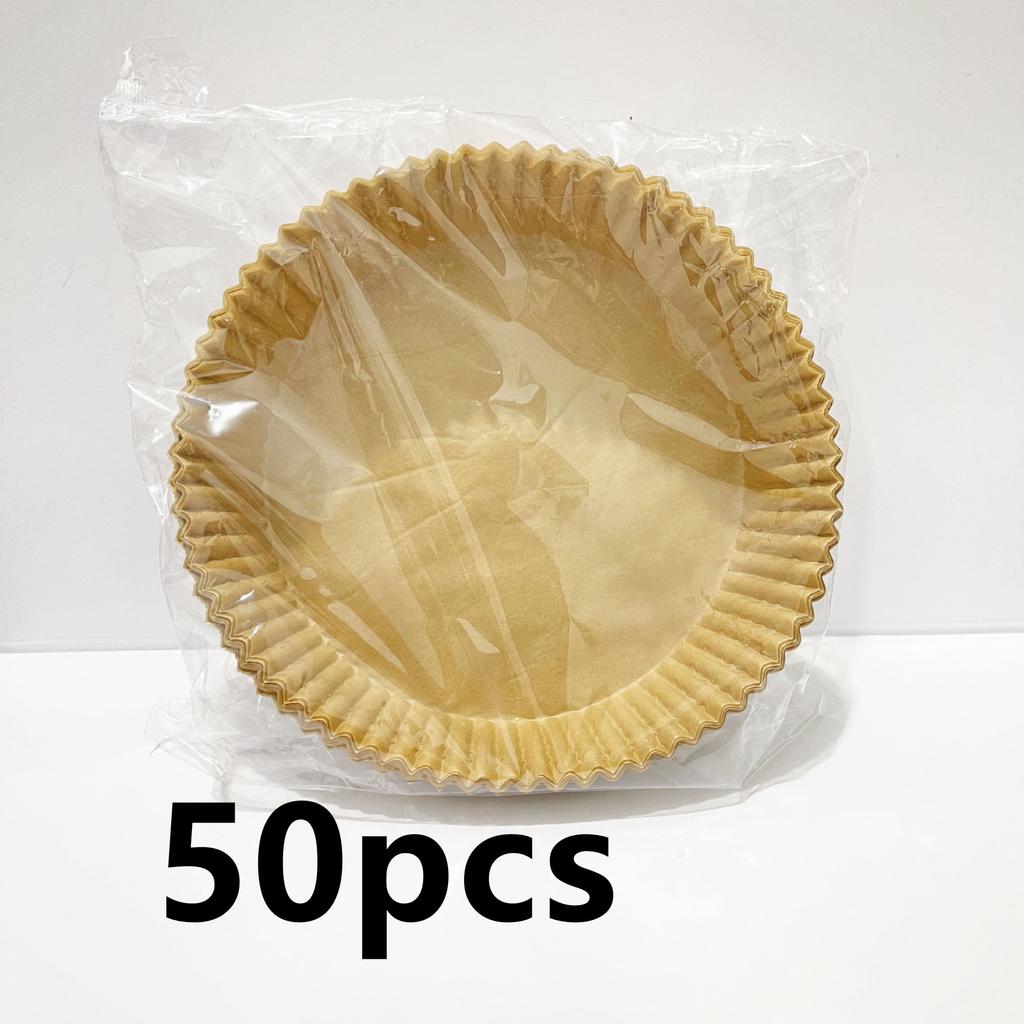 50/100 шт пергаментная бумага для фритюрницы, антипригарная одноразовая бумага для фритюрницы/неперфорированный пергамент для фритюрницы