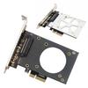Карта расширения U.2 SFF-8639 на PCI-EX4 4000 МБ/с Высокоскоростной слот PCIe X4/X8/X16 Адаптерная карта PCI-E Поддержка U2 NVME SSD GEN4