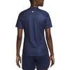 Nike Футболка Dri-FIT с буквенным принтом и круглым вырезом для женщин, цвет синий DX2735-411