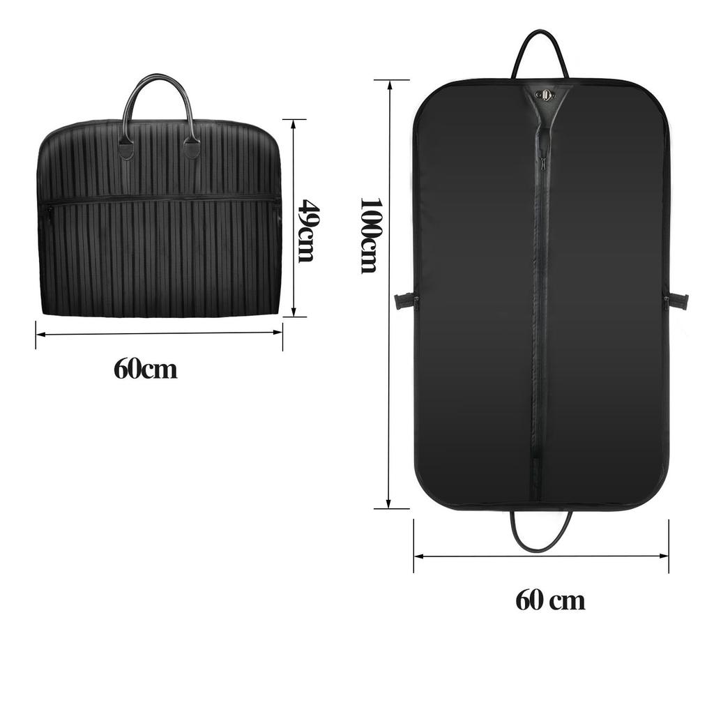 Gmasking Garment Suit Storage Large Garment Faux Business Prevents Black 100 x 60CM Case, Case, Capacity, Bag, Leather, Trips, Travel, Business,