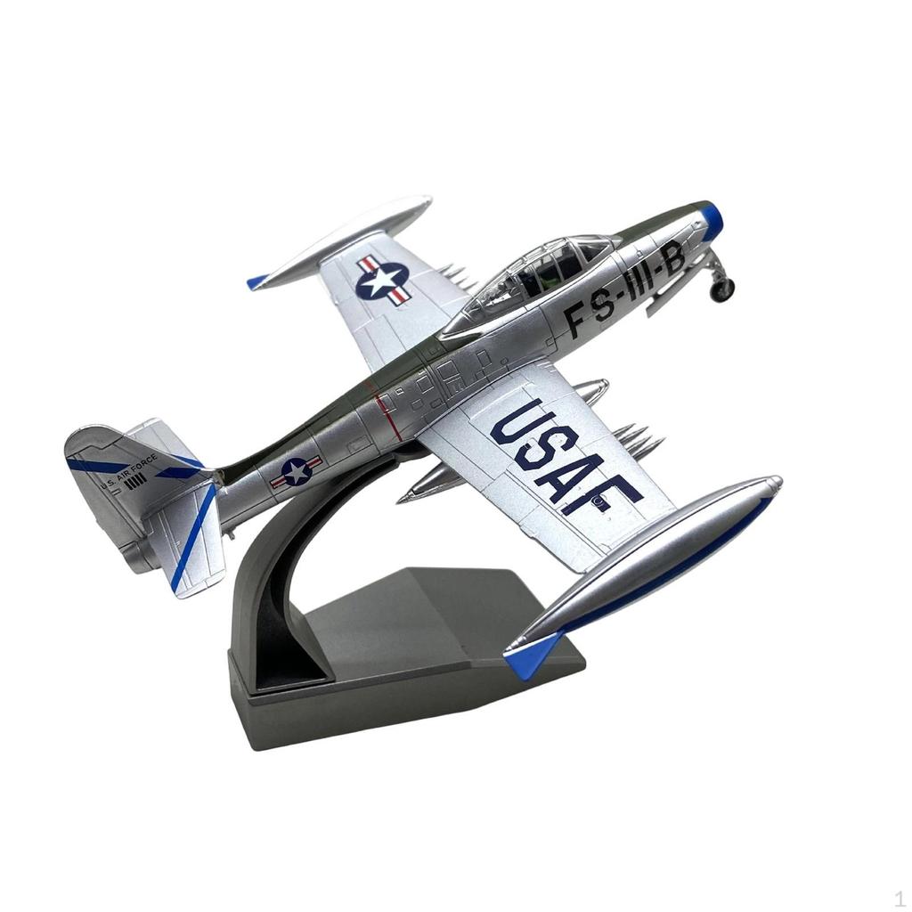 1/72 Истребитель F-84 Модель Литой Самолет Симуляция с Подставкой для Дисплея Почтить Самолет