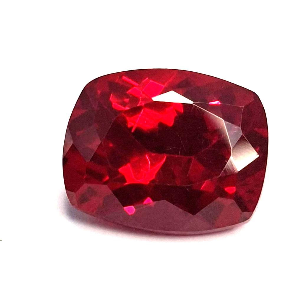 Cushion Cut Natural Red Ruby Mozambique 8-10 Ct Beautiful Certified Gemstone