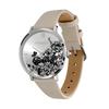 Авторизованный дилер Olivia Burton Watch Ladies ob24000113 Signature 35 мм Floral Bloom Ультратонкий серебристый античный жемчужный кожаный ремешок [OLIVIA BURTON] &