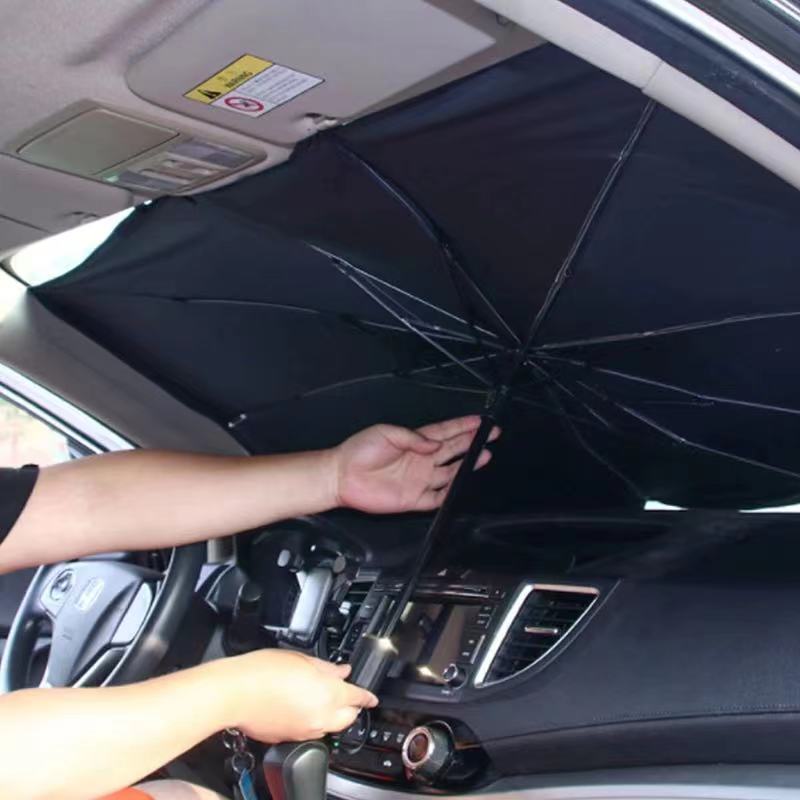 Suitable for Mercedes-Benz CLA C-CLASS GLE63 W124 car front windshield foldable sunshade anti-UV sunshade car parasol accessorie