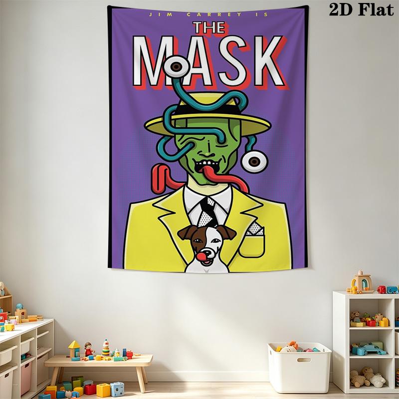 The Mask Pattern Home Decor Tapestry, Wall Hanging, Decorative RV Wall Cloth.SGT0917109
