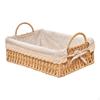 Basket Serving Hand Woven Desktop Grocery Organizer Cosmetic Box for Dinner Drink Bathroom