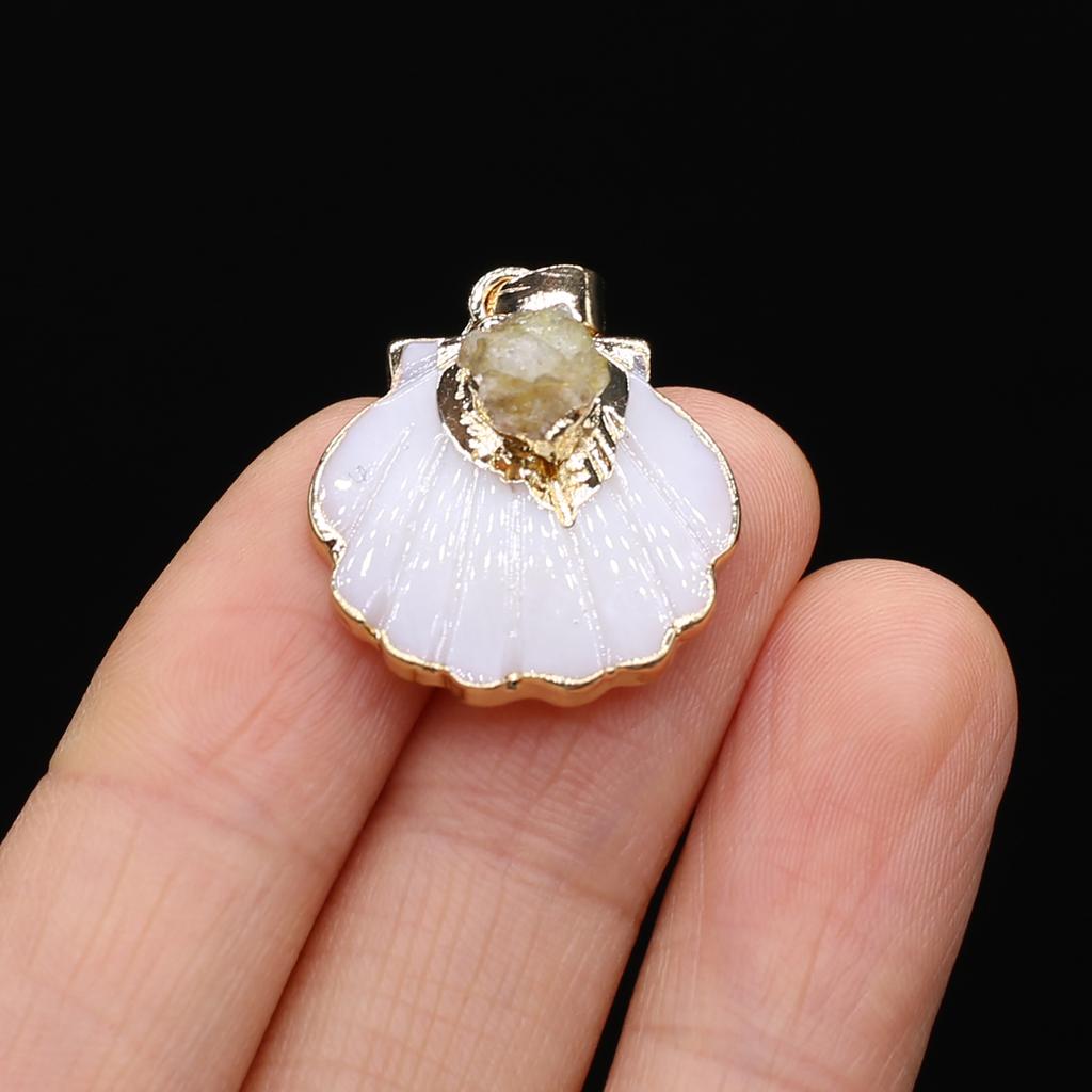 Подвески из натуральных ракушек, перламутровые ракушки, подвески для изготовления ювелирных изделий, серьги, ожерелье, аксессуары, ремесла