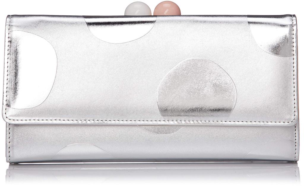 Clasp Long Wallet Zoom Dot Silver [Tsumori Chisato] Women's