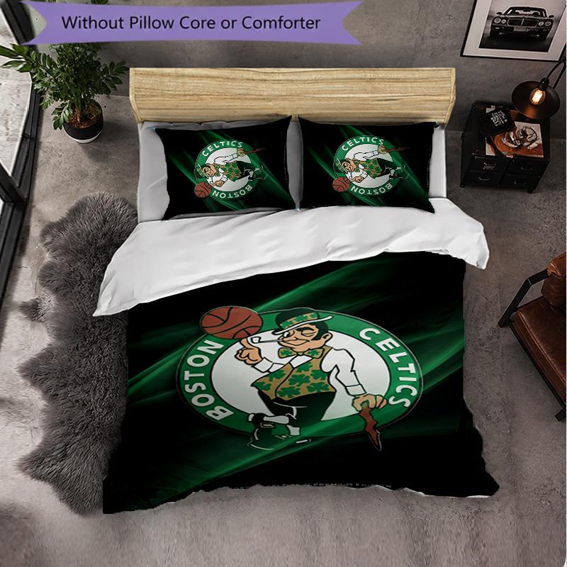 Celtic FC Themed Bedding 3Pcs Duvet Cover Set Decorative Bed Linen For Teen Room Home Decoration