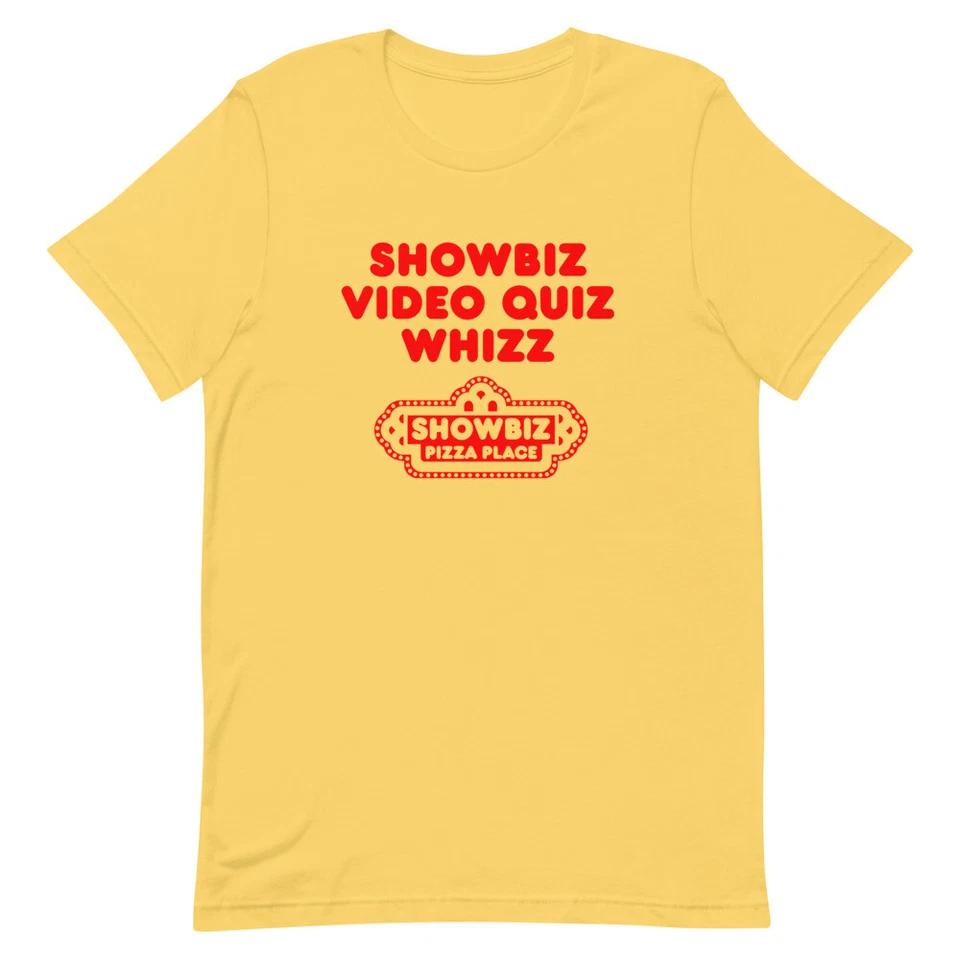 SHOWBIZ VIDEO QUIZ WHIZZ Pizza Palace Graphic Tee Shirt Unisex t-shirt