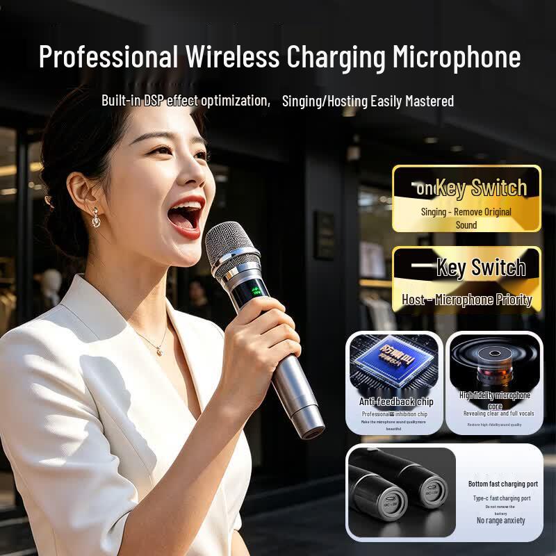 SAST SA-122X Portable Bluetooth Trolley Speaker (CN version)