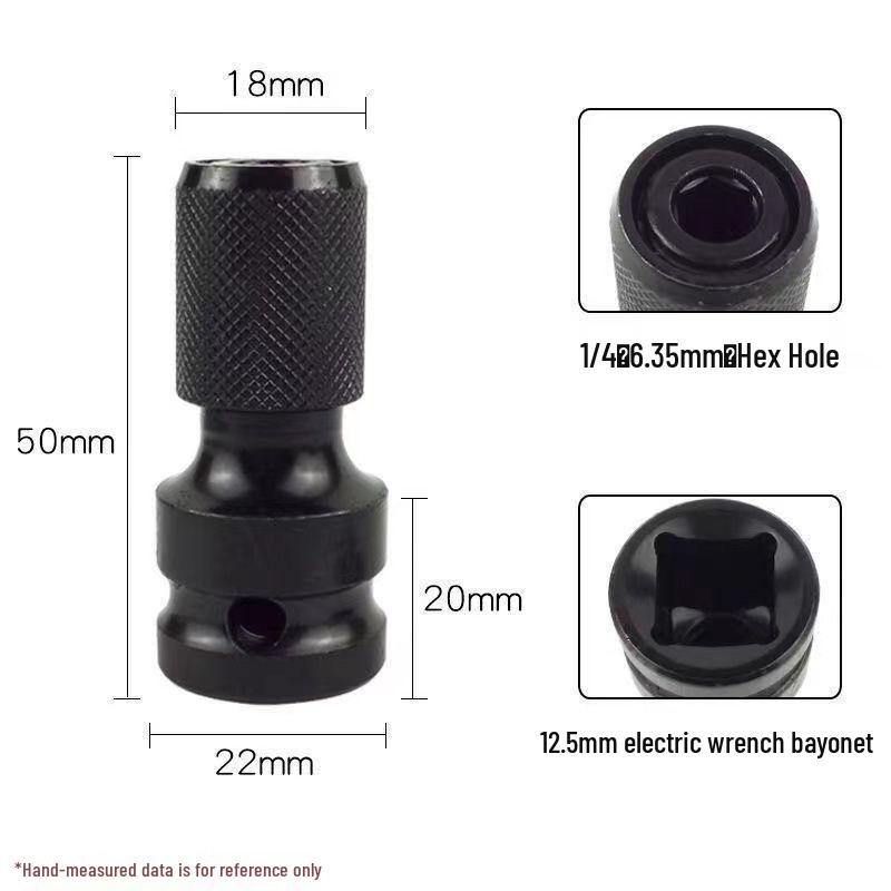 Telescopic Electric Wrench Extension Bar - Durable Adapter Bit for Drill Accessories