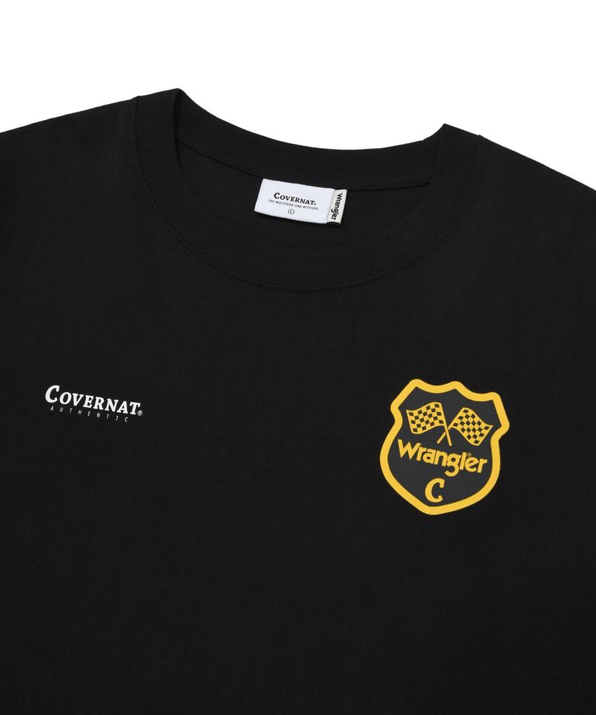 COVERNAT [Covernat X Wrangler] 08 Винтажная футболка Черная