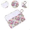 Пенал канцелярский с розовым узором, сворачивающийся, многофункциональный, сумка-кейс для маркеров для женщин