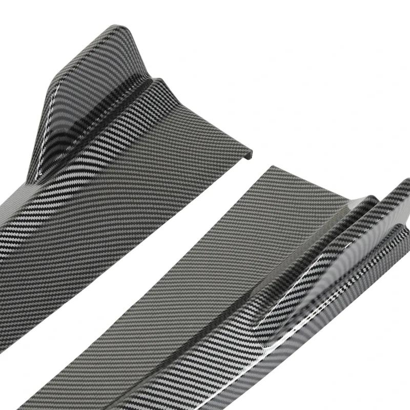 Car Rear Bumper Diffuser Side Splitters For Mercedes Benz C Class W205 C180 C200 C260 C43 AMG 2015-2021 Body Kits Tuning