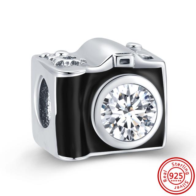 100% стерлингового серебра 925 пробы, прозрачный циркон, снежинка, гербарий, кластер, кулон, бусины, подходят для браслетов, ювелирных изделий