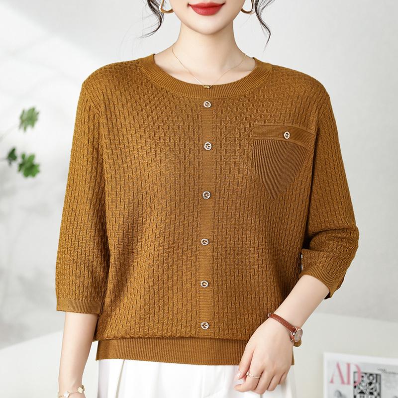 QingHe Cashmere Женский свитер из 30% кашемира - Мягкий и теплый пуловер из смесовой шерсти