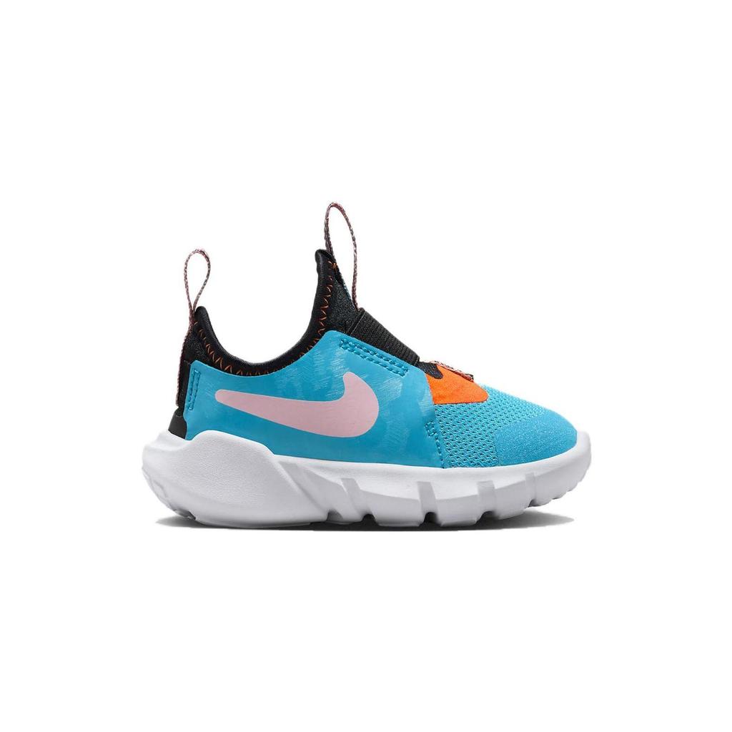 Nike Кроссовки Flex Runner 2 для малышей, Синяя Молния, Черный, Белый, Полный Оранжевый FV6667-400