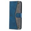 For Samsung Galaxy S26+ Leather Case Splicing Stitching Wallet Phone Cover with Wrist Strap