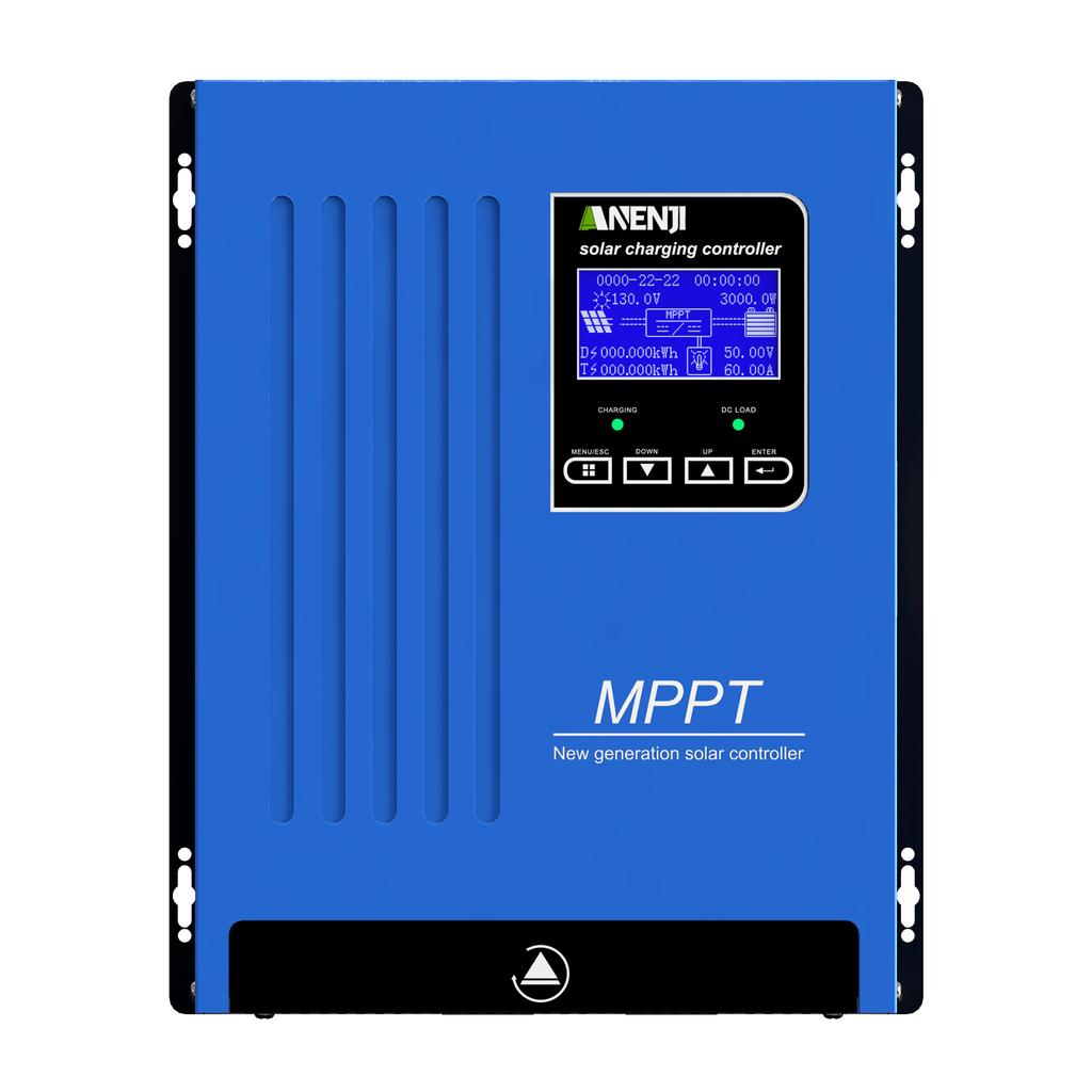 ANENJI 100A MPPT Solar Charging Controller 12V/24V/48V Battery Charger Automatic Maximum Power Tracking Solar Regulator