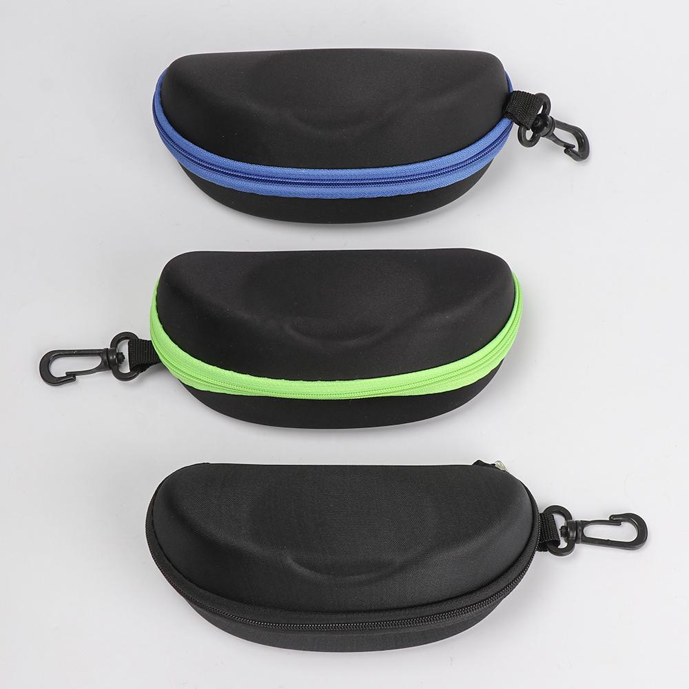 Portable Bag Vision Care Hard Eye Glasses Zipper Box Eyewear Protector Glasses Case