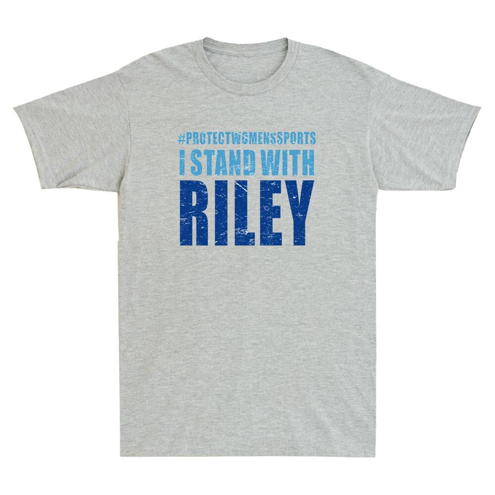 I Stand With Riley Gaines Protect Unisex Sports Funny Saying Retro Unisex Tshirt
