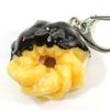 Food Sample Keychain: French Cruller (Chocolate) - Looks Like You Want to Eat It 215OK
