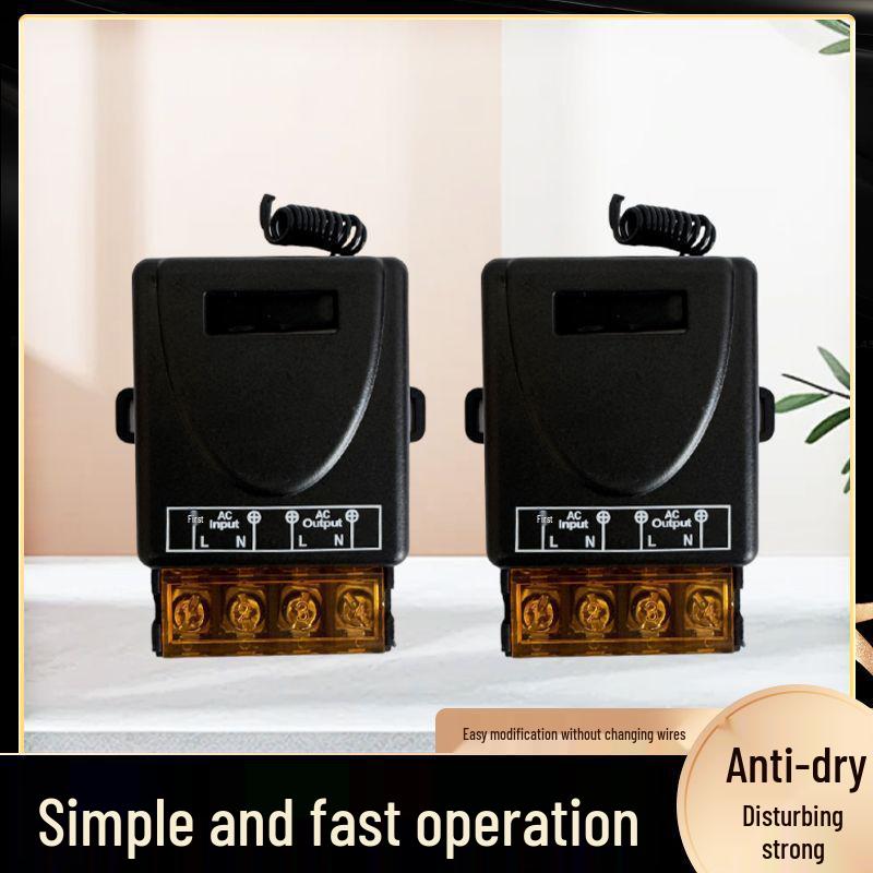 Беспроводной пульт дистанционного управления 220 В 30 А для водяного насоса, двигателя, кухонной вытяжки, вытяжного вентилятора и распылителя.