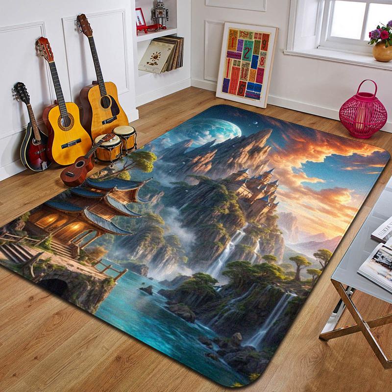 Ковер с принтом C-Clouds Модный коврик для йоги Нескользящий ковер Украшение спальни Уличный ковер Спальня Подарок на день рождения