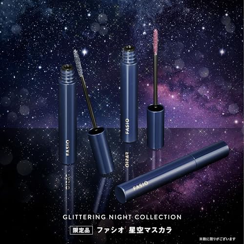 FASIO Тушь для ресниц Starry Sky 101 Holy Night 6 г, темно-синяя, с блестками