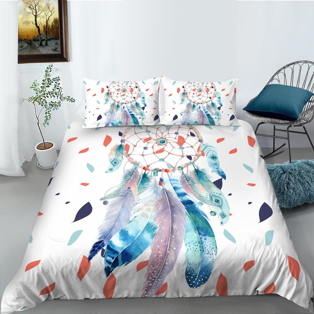 Постельное белье Набор из двух или трех предметов Ловец снов 3D цифровая печать Полиэстер