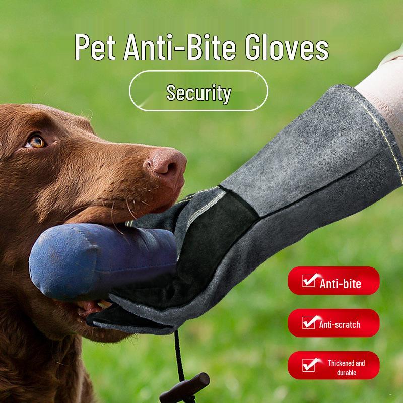 Барбекю перчатки из коровьей кожи: Термостойкий, Огнеупорный, Длинный стиль для кемпинга, пикников и сварки (Защита 500℃)