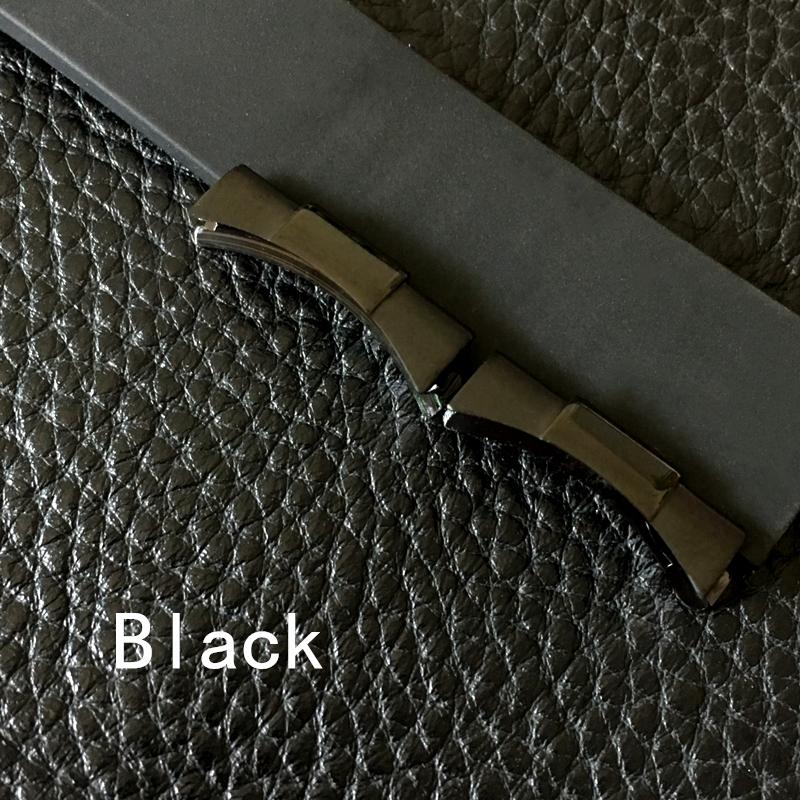 20 мм 21 мм, серебристый, золотой, черный, розовое золото, однотонный изогнутый концевой звено, только для Daytona, ремешок для часов, резиновый кожаный ремешок