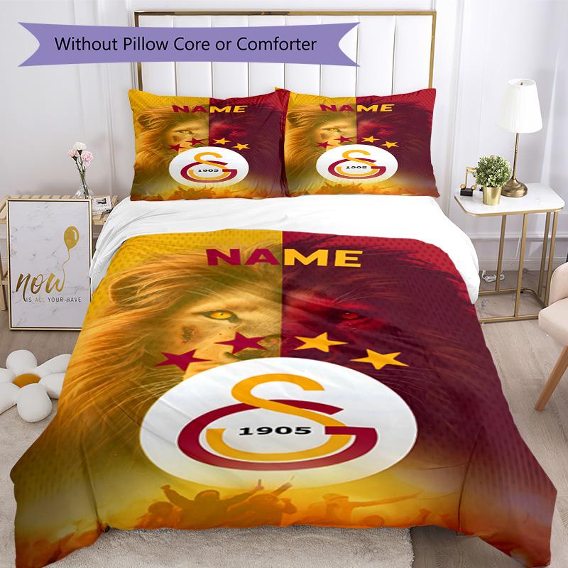 Galatasaray Pride Loyalty Customize your name Bedding Set Breathable Duvet Cover with Pillowcases Home Decoration Birthday Gift