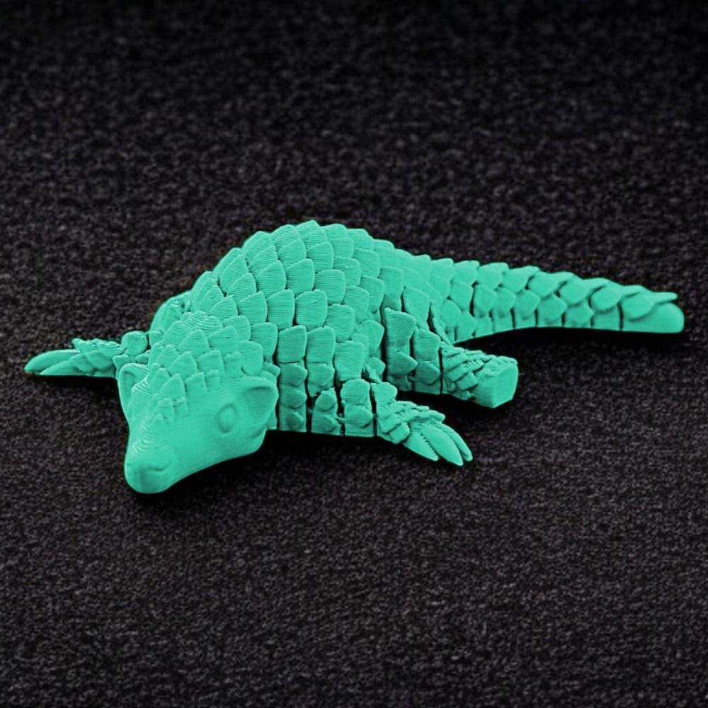 Realistic 3D Printed Pangolin Cartoon 3D Printed Pangolin Model Pangolin Ornament  Birthday Gift