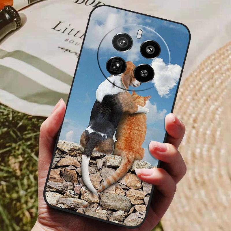 Для Realme 12 Pro Plus Чехол Роскошный Телефон Силиконовая Задняя Крышка Для Realme 12 Plus Чехлы Realme12 pro+ plus Защитная Оболочка Capas