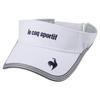 Coq Sportif Visor Ear Curve Стильный Простой УФ-защитный Гольф QGCXJC51 WH00 [Le Golf] Женский (белый)