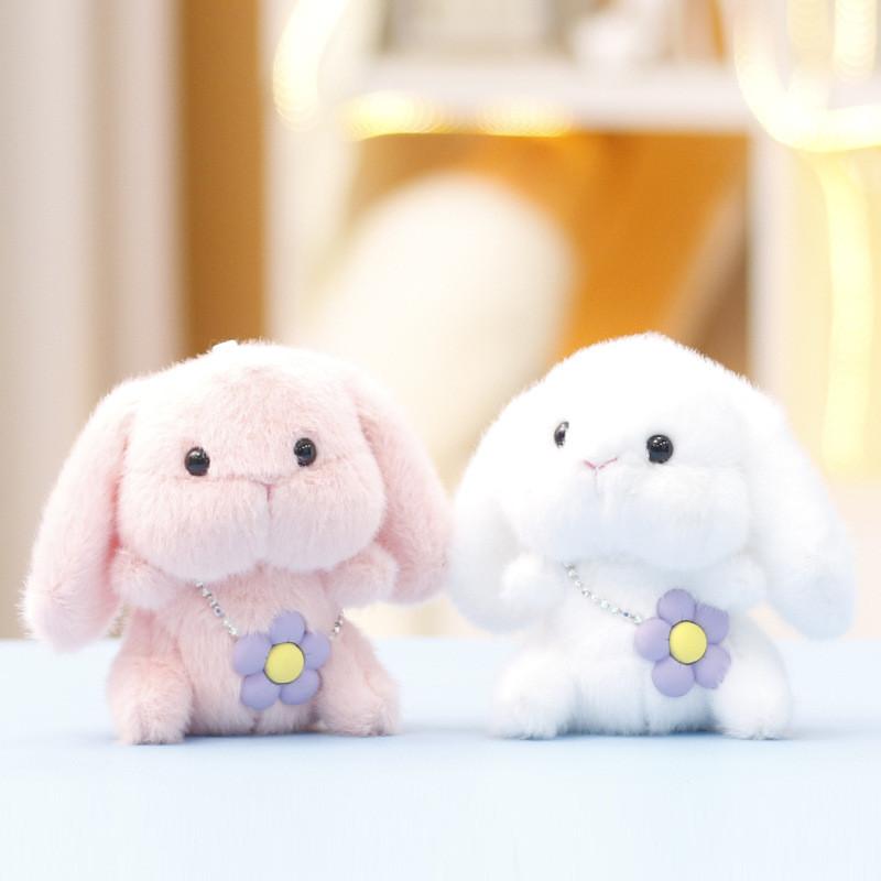 Плюшевая игрушка-кролик с набивкой из ПП хлопка для детей, девочек, мягкая набивная игрушка в подарок