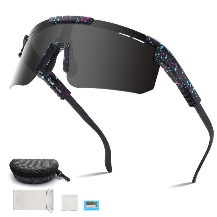 Очки для езды на велосипеде, ветрозащитные очки для горного велосипеда, поляризационные солнцезащитные очки для занятий спортом на открытом воздухе и бега.