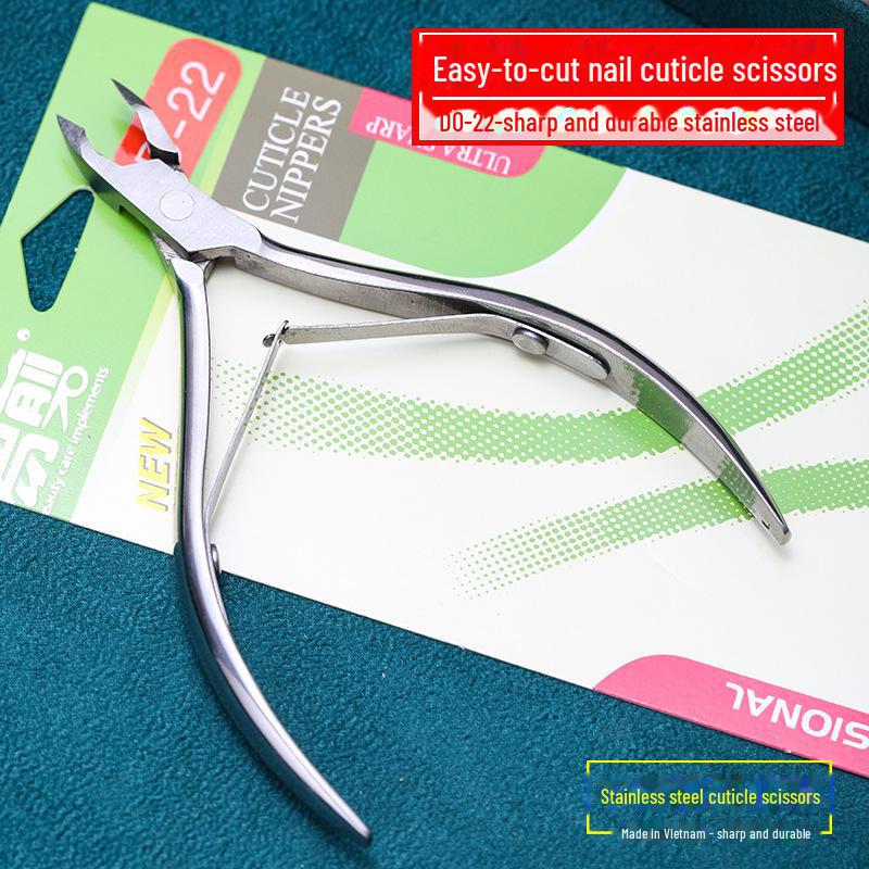 Nail Care Set: Cuticle Scissors, Manicure Files, Steel Push, Pedicure Knife, Nail Scissors for Home & Salon