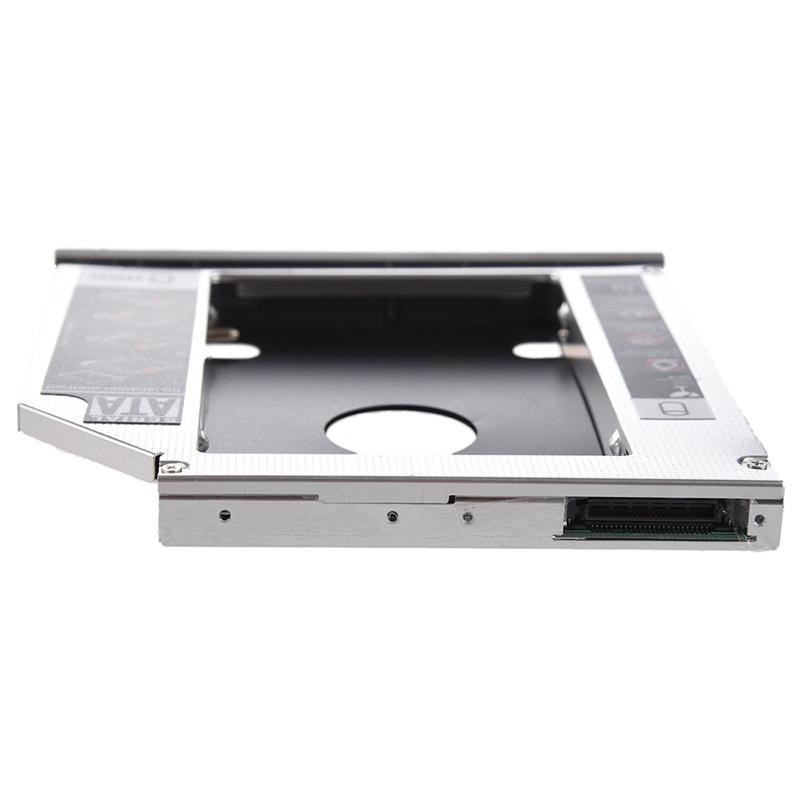 SATA 2-й жесткий диск отсек для жесткого диска адаптер Caddy для Dell Latitude D600 D610 D620 D630 Silver