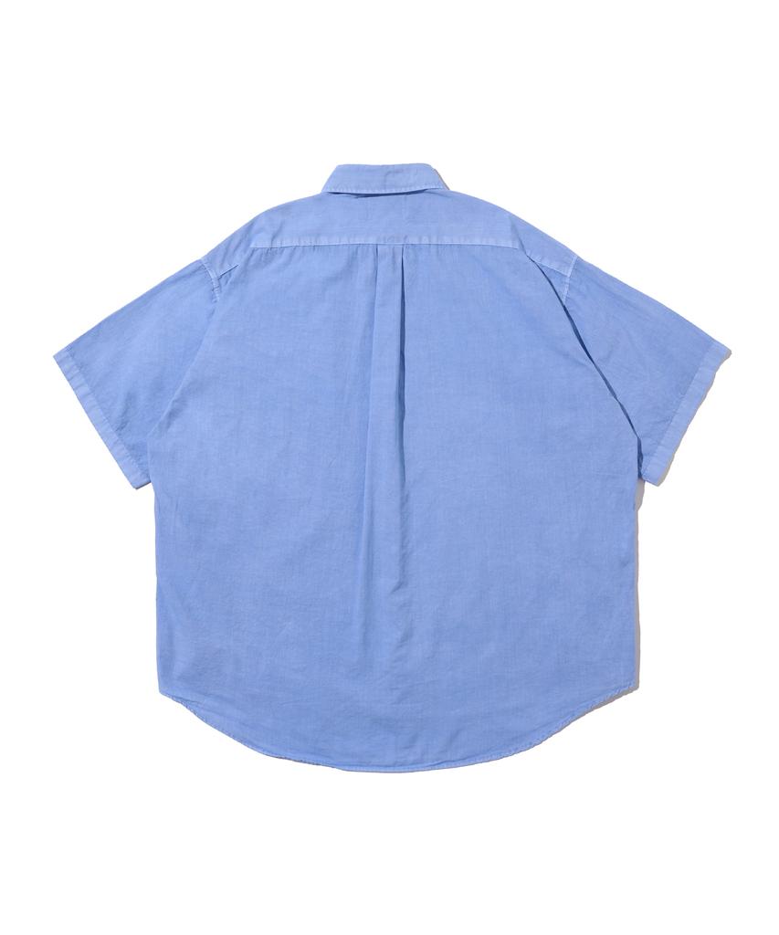CARGOBROS Cb Pigment Short Sleeve Shirt (Blue)