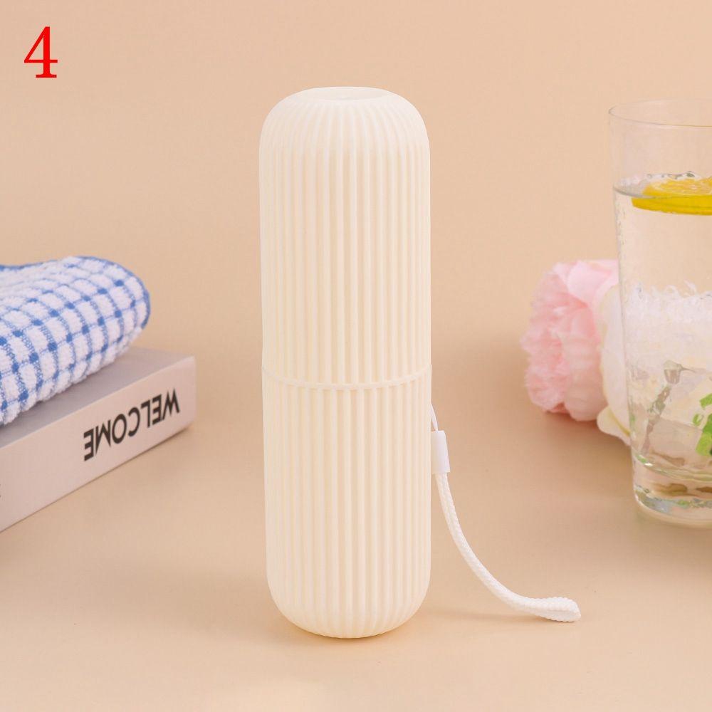 Контейнер Дорожная чашка Пластиковая коробка для хранения зубная щетка Нескользящая полоска Чехол для зубной щетки