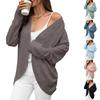 Women's Casual Fashion Long-sleeved Cardigan Knitted  Jacket