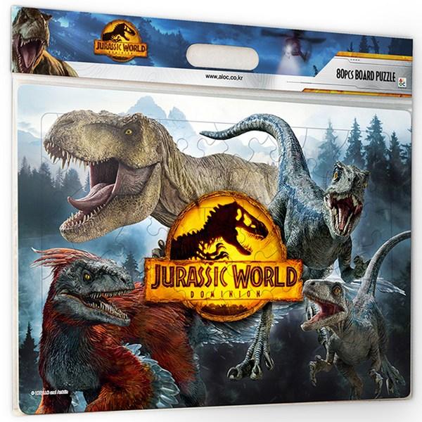 Универсальный пазл Jurassic World Dominion Al80-191, 80 деталей, 1, Лучший пазл для малышей в Корее