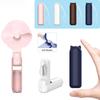 Милый Мини Ручной Вентилятор USB Аварийный Power Bank Настольный Офисный Бесшумный Складной Ручной Вентилятор с Power Bank 2000 мАч 3 Скорости