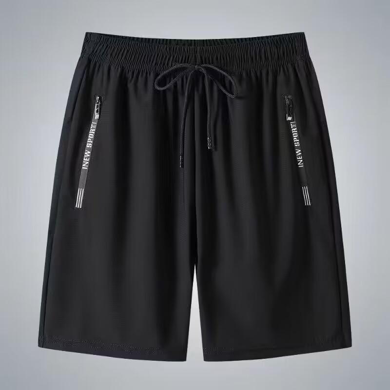 Men's Summer Quick-Dry Casual Ice Silk Elastic Shorts