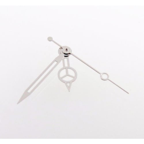 Replacement 3-Piece Silver-Plated Watch Hand Kit Movement Parts for ETA 2824, Submariner, Tudor