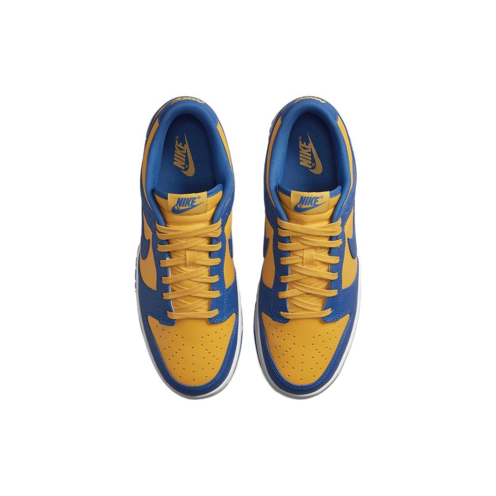 Nike Мужские кроссовки Dunk Low UCLA желтые Blue-Jay University-Gold DD1391-402